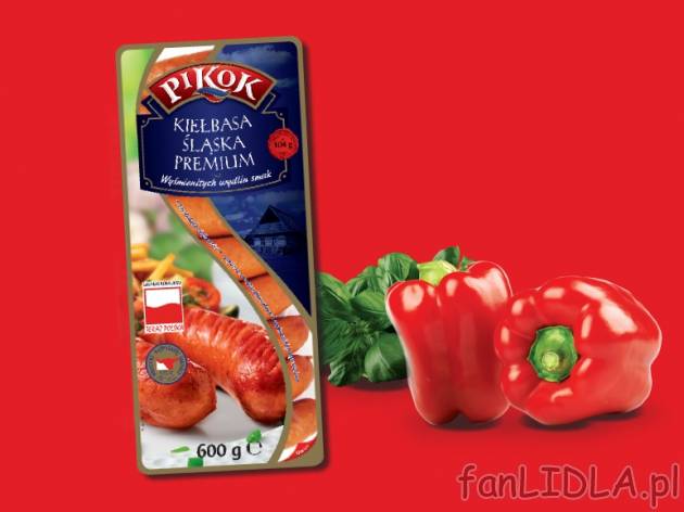Kiełbasa śląska extra , cena 7,79 PLN za 600 g/1 opak., 1 kg=12,98 PLN.