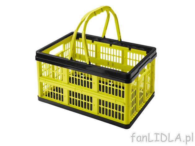 Kosz składany , cena 14,99 PLN  
-  2 wzory w 2 kolorach
-  ok. 32 l lub ok. 16 l