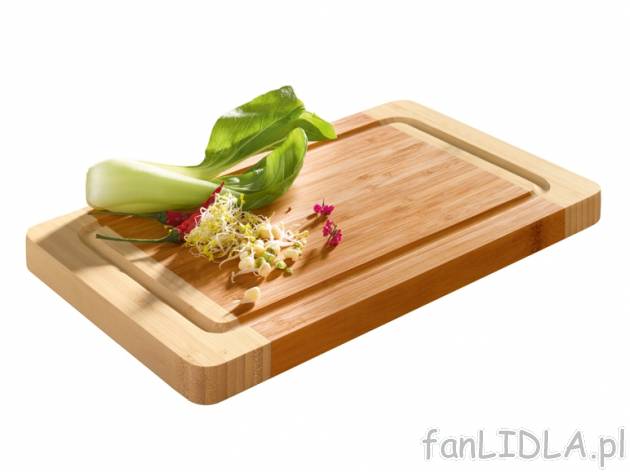 Deska bambusowa Ernesto, cena 14,99 PLN za 1 szt. 
- masywne, naoliwione drewno ...