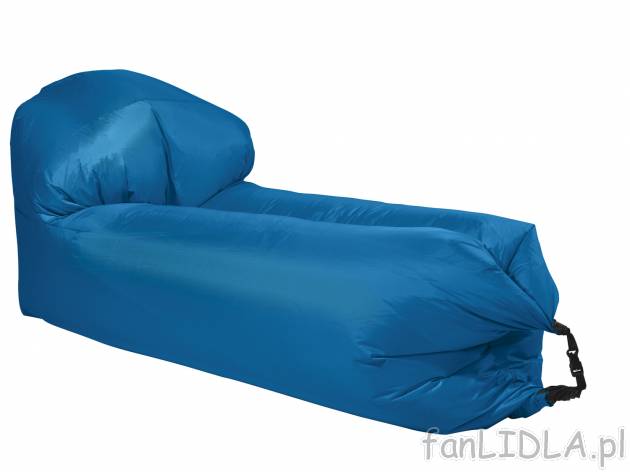 Sofa dmuchana wiatrem , cena 69,90 PLN 
- 3 kolory
- wymiary: maks. 180 x 80 cm
- ...