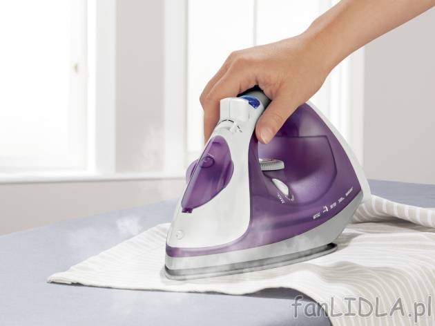 Żelazko parowe 2400 W , cena 49,99 PLN 
- 2 kolory
- bezpieczne prasowanie - ...