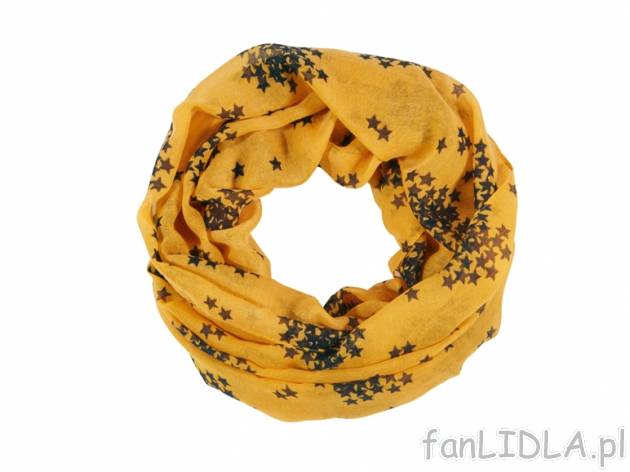 Komin damski Esmara, cena 19,99 PLN za 1 szt. 
- wymiary: ok. 80 x 55 cm 
- materiał: ...