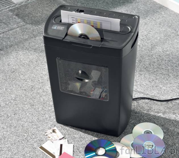Niszczarka do dokumentów cena 139PLN
- do niszczenia dokumentów, płyt CD i DVD ...