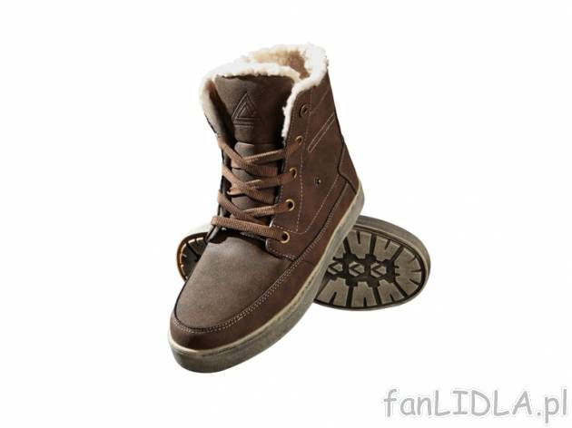 Buty ocieplane Pepperts, cena 54,90 PLN za 1 para 
- o wyglądzie skóry welurowej ...