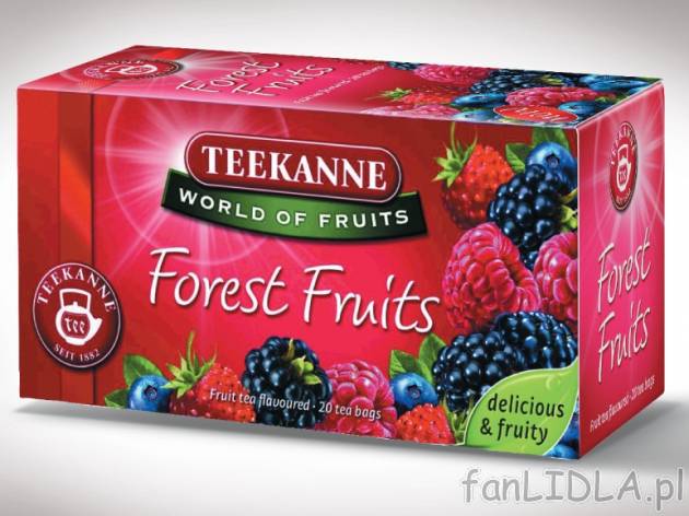 Teekanne herbata , cena 2,99 PLN za 45/50 g, 100g=6,64/5,98 PLN.  
-  Różne rodzaje