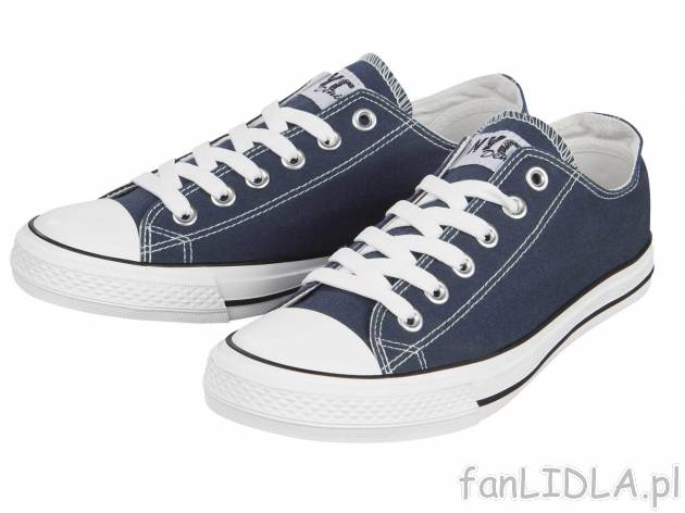Buty męskie o sportowym kroju, cena 29,99 PLN. Tenisówki o różnych kolorach ...