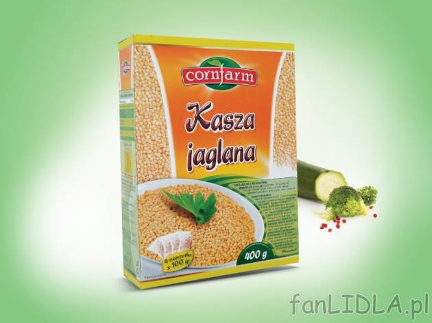 Kasza jaglana , cena 2,39 PLN za 4x100 g, 1kg=5,98 PLN. 
- Doskonała dla tych, ...