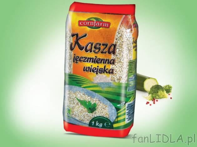 Kasza jęczmienna wiejska , cena 1,59 PLN za 1kg 
- To pełnoziarnisty, naturalny ...