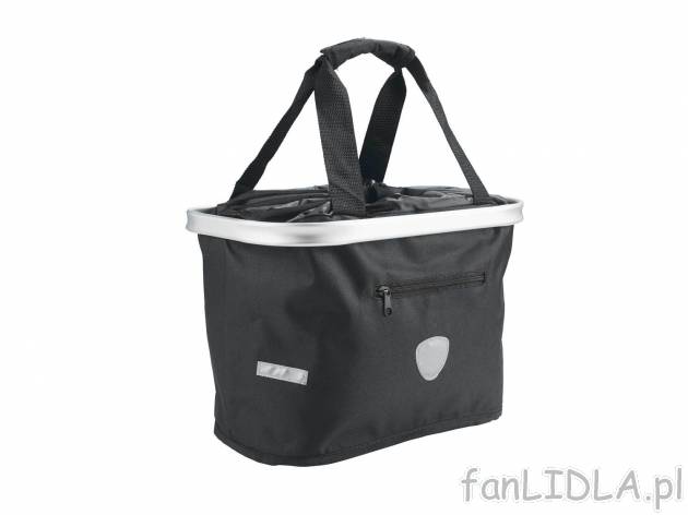 Koszyk na kierownicę , cena 34,99 PLN 
- 3 wzory
- 20 l
- max. 5 kg
- ok. 36,5 ...