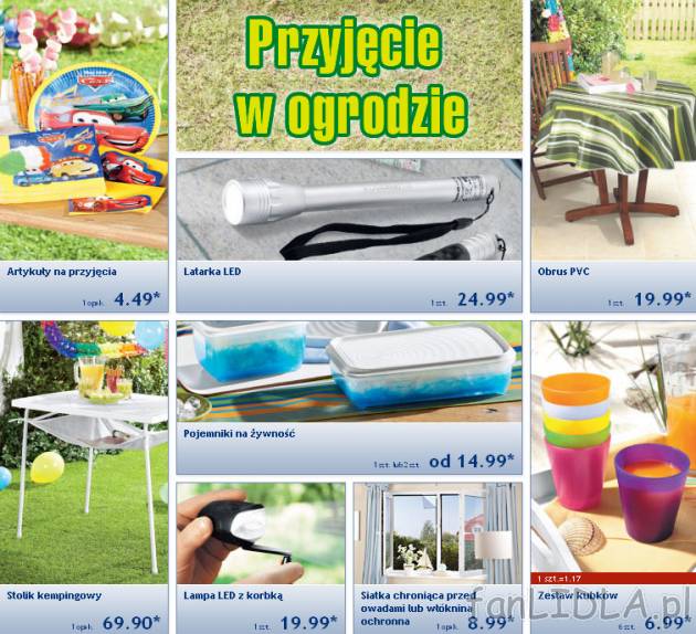 Artykuły do ogrodu - gazetka 