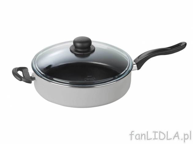Patelnia aluminiowa 28 cm z pokrywką i uchwytem , cena 49,99 PLN 
- 2 kolory
- ...
