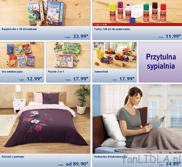 Pościel z perkalu od 89,90PLN 
- z eleganckim haftem i stylową aplikacją
- ...