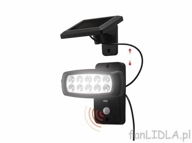 Reflektor solarny LED z czujnikiem ruchu i zmierzchu , cena 39,99 PLN 
- kąt wykrywania ...