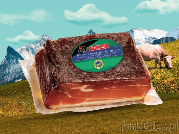 Szynka szwarcwaldzka , cena 39,90 PLN za 1kg 
- Pyszna, delikatna surowa szynka ...