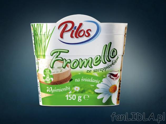 Fromello , cena 2,09 PLN za 150 g/1 opak., 100g=1,39 PLN. 
- Zdobywca nagrody &#8220;Produkt ...