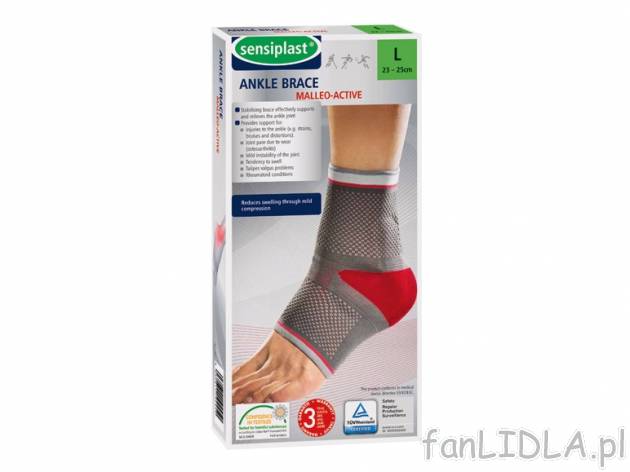 Opaska na staw skokowy Sensiplast, cena 29,99 PLN za 1 opak. 
- stabilizująca ...