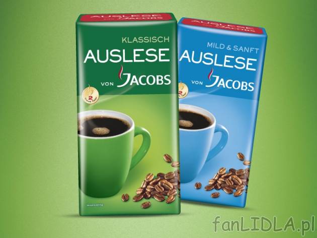 Jacobs Kawa mielona , cena 9,99 PLN za 500 g, 1kg=19,98 PLN. 
- Różne rodzaje ...