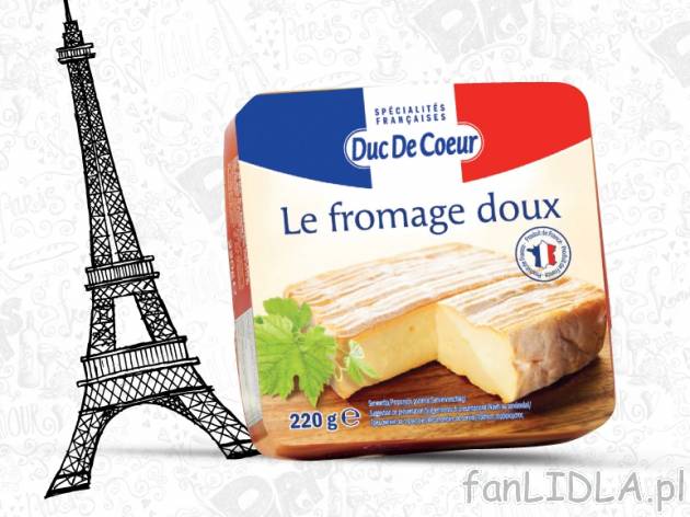 Ser Carre Fromage , cena 7,49 PLN za 220 g, 100g=3,40 PLN. 
- Najwyższej jakości ...