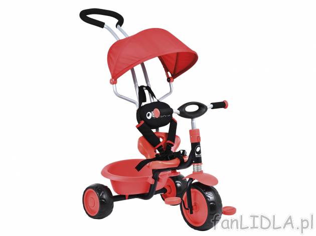 Rowerek trójkołowy , cena 249,00 PLN 
- ergonomiczny, wyściełany uchwyt
- ...