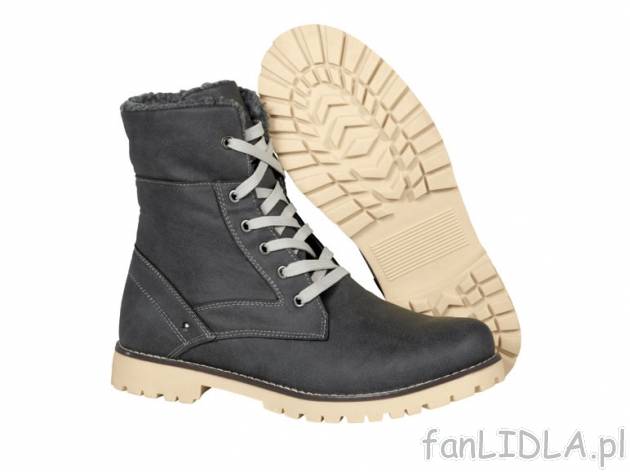 Buty Livergy, cena 59,00 PLN za 1 para 
- o wyglądzie skóry 
- rozmiary: 42-45 ...
