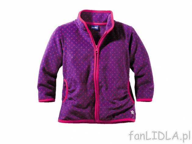 Bluza z polaru Lupilu, cena 19,99 PLN za 1 szt. 
- miękka i ciepła 
- szybkoschnąca ...