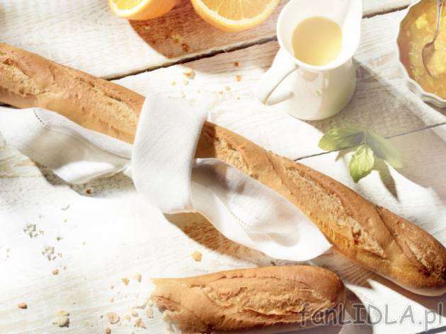 Bagietka , cena 0,79 PLN za 160 g, 100g=0,49 PLN. 
- JAK Z FRANCUSKIEJ PIEKARNI! ...