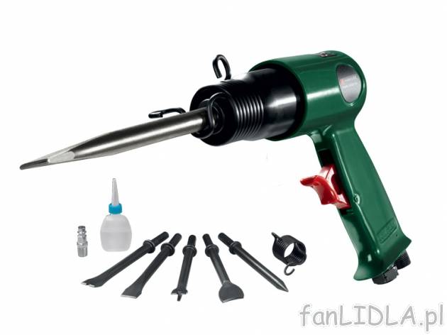 Młot pneumatyczny Parkside, cena 69,90 PLN za 1 szt. 
- mechanizm uderzeniowy ...