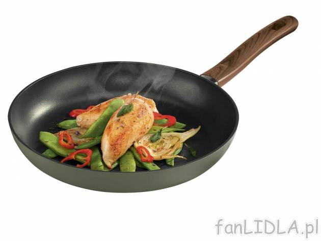 Patelnia aluminiowa ø ok. 28 cm , cena 55,00 PLN 
- 2 kolory do wyboru
- powłoka ...