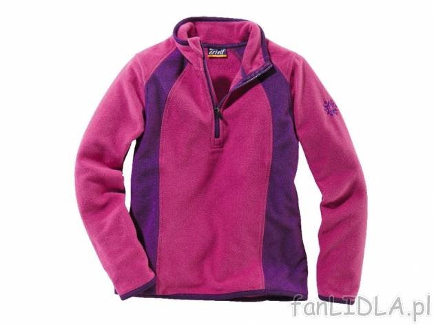 Bluza z polaru , cena 21,99 PLN za 1 szt. 
- zapięcie na zamek błyskawiczny z ...