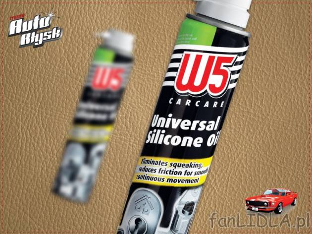 Uniwersalny olej silikonowy , cena 3,33 PLN za 200 ml, 100ml=1,67 PLN. 
- Bezbarwny, ...
