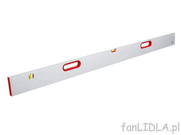 Poziomnica aluminiowa Powerfix, cena 49,99 PLN za 1 szt. 
- z dwoma libellami
- ...