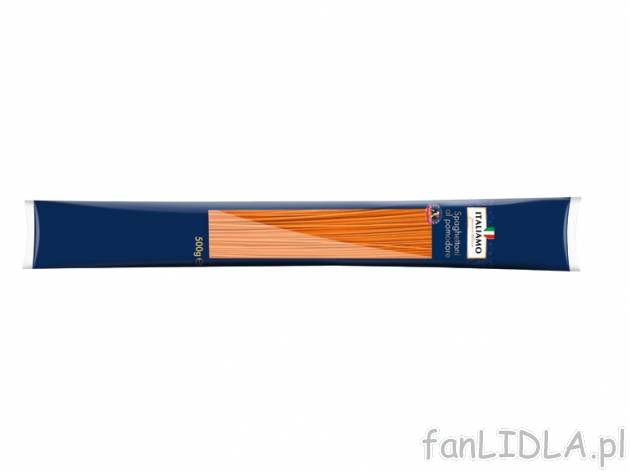 Spaghettoni 50 cm - HIT CENOWY , cena 3,39 PLN za 500 g, 1 kg=6,78 PLN. 
- Różne ...