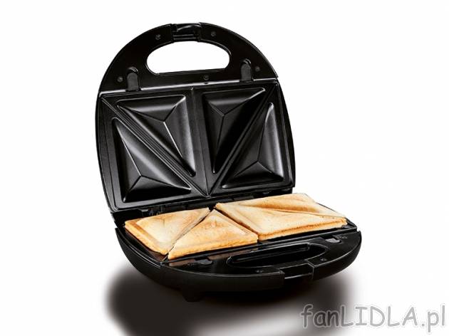 Opiekacz 750W 3 w 1 Silvercrest Kitchen Tools, cena 79,00 PLN za 1 opak. 
- wymienne ...
