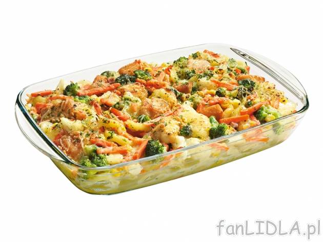 Naczynie żaroodporne , cena 9,99 PLN za 1 szt. 
- do wyboru: 
- 1,9 l 32x20x5,1cm ...