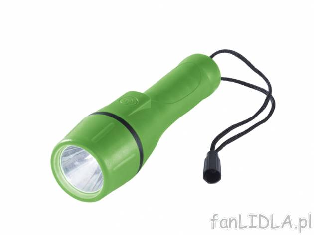 Latarka LED Livarno Lux, cena 14,99 PLN za 1 szt. 
- gumowa obudowa
- zabezpieczenie ...