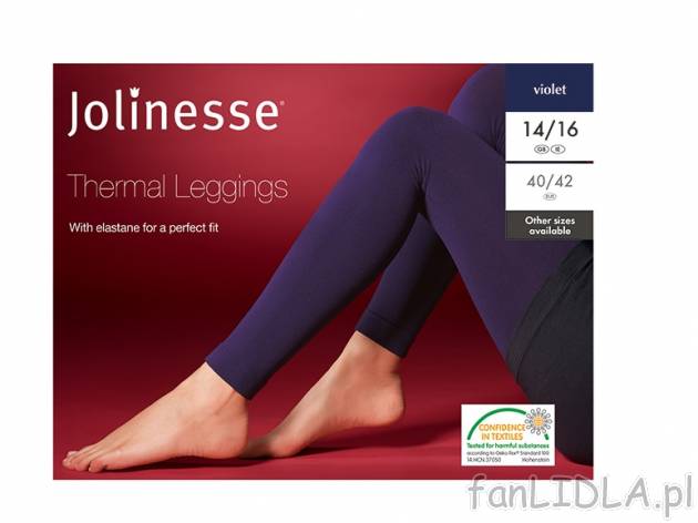 Rajstopy lub legginsy ocieplane 100 DEN Jolinesse, cena 14,99 PLN za 1 opak. 
- ...