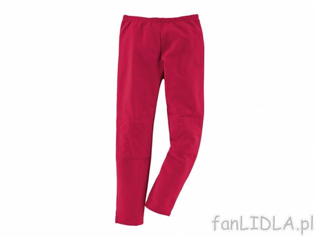 Dziewczęce legginsy termiczne Pepperts, cena 19,99 PLN za 1 para 
- z miękką ...