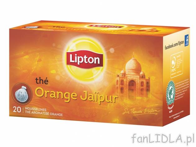 Lipton Herbata , cena 5,99 PLN za 40 g, 100g=14,98 PLN.  
-      Różne rodzaje