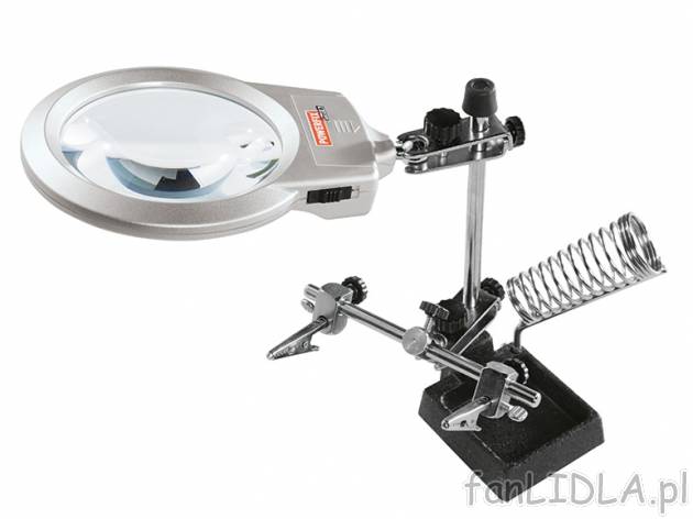 Lupa LED do mechaniki precyzyjnej Powerfix, cena 27,99 PLN za 1 szt. 
- z oświetleniem ...