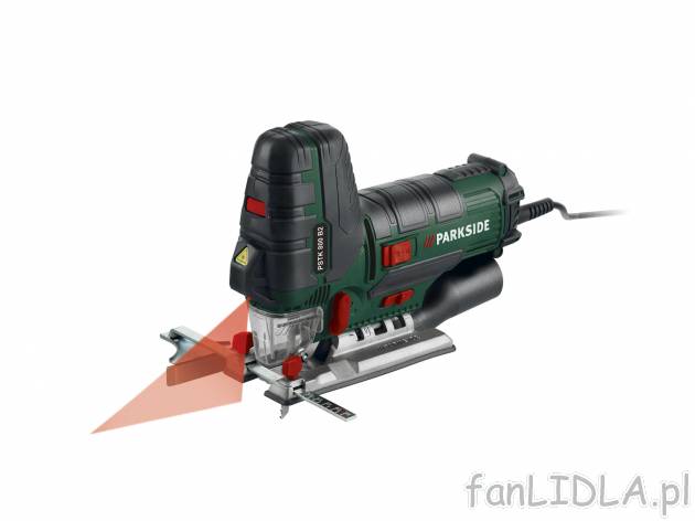 Wyrzynarka 800 W , cena 129,00 PLN 
PROWADZENIE LASEROWE
- funkcja dmuchawy dla ...
