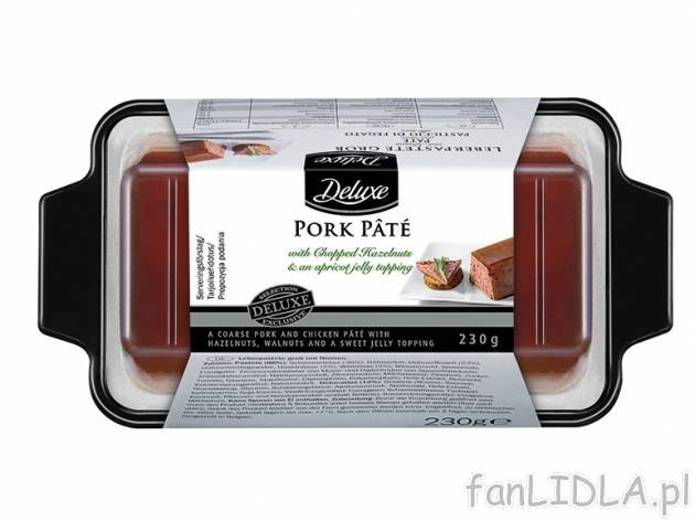 Belgijski pasztet , cena 7,99 PLN za 230 g, 100g=3,47 PLN. 
- Wyśmienite pasztety ...