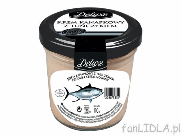 Krem kanapkowy , cena 5,99 PLN za 110 g, 100g=5,45 PLN. 
- Krem kanapkowy smakuje ...
