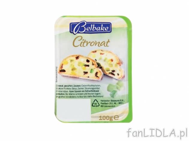Kandyzowane owoce , cena 2,19 PLN za 100 g/1 opak. 
- Gama pysznych dodatków do ...