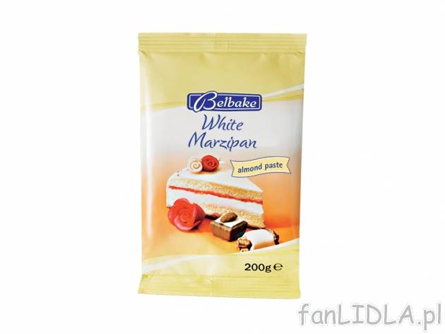 Masa marcepanowa , cena 5,55 PLN za 200 g/1 opak., 100g=2,78 PLN. 
- Twoja kuchnia ...