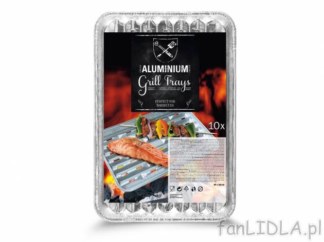 GRILLMEISTER Tacki aluminiowe na grilla , cena 9,99 PLN 
Oferta ważna do wyczerpania ...