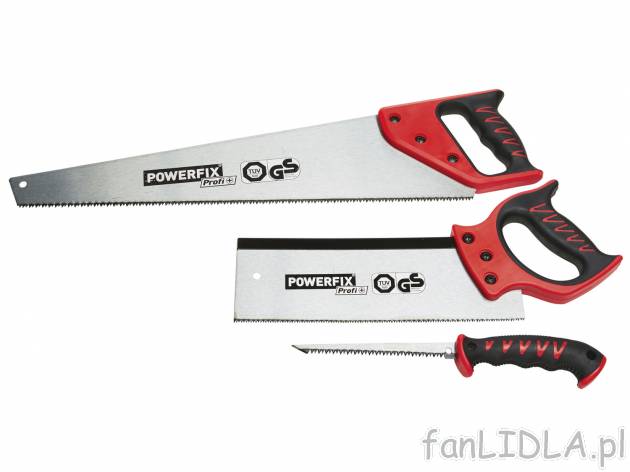 Komplet pił , cena 34,99 PLN 
- w zestawie: piła ręczna 508 mm (20”), grzbietnica ...