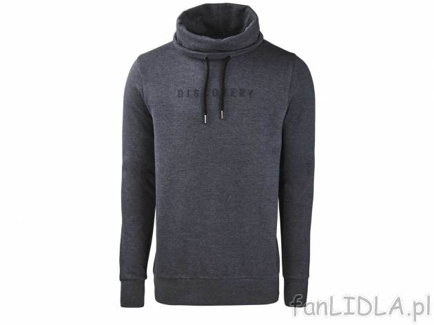 Bluza z kominem wokół szyi, cena 37,99 PLN  
-  rozmiary: M-XL 
-  3 wzory