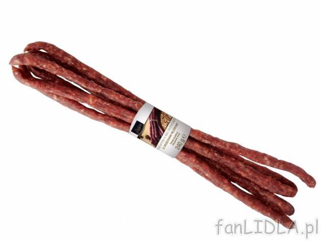 Kabanosy w stylu hiszpańskim HIT CENOWY , cena 9,99 PLN za 240 g/1 opak., 100 g=4,16 ...