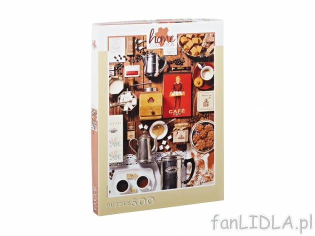 Puzzle 500 elementów , cena 12,99 PLN za 1 opak. 
- różne wzory 
- prostokątne ...