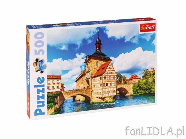 Puzzle 500 części , cena 9,99 PLN za 1 opak. 
-      różne rodzaje do wyboru